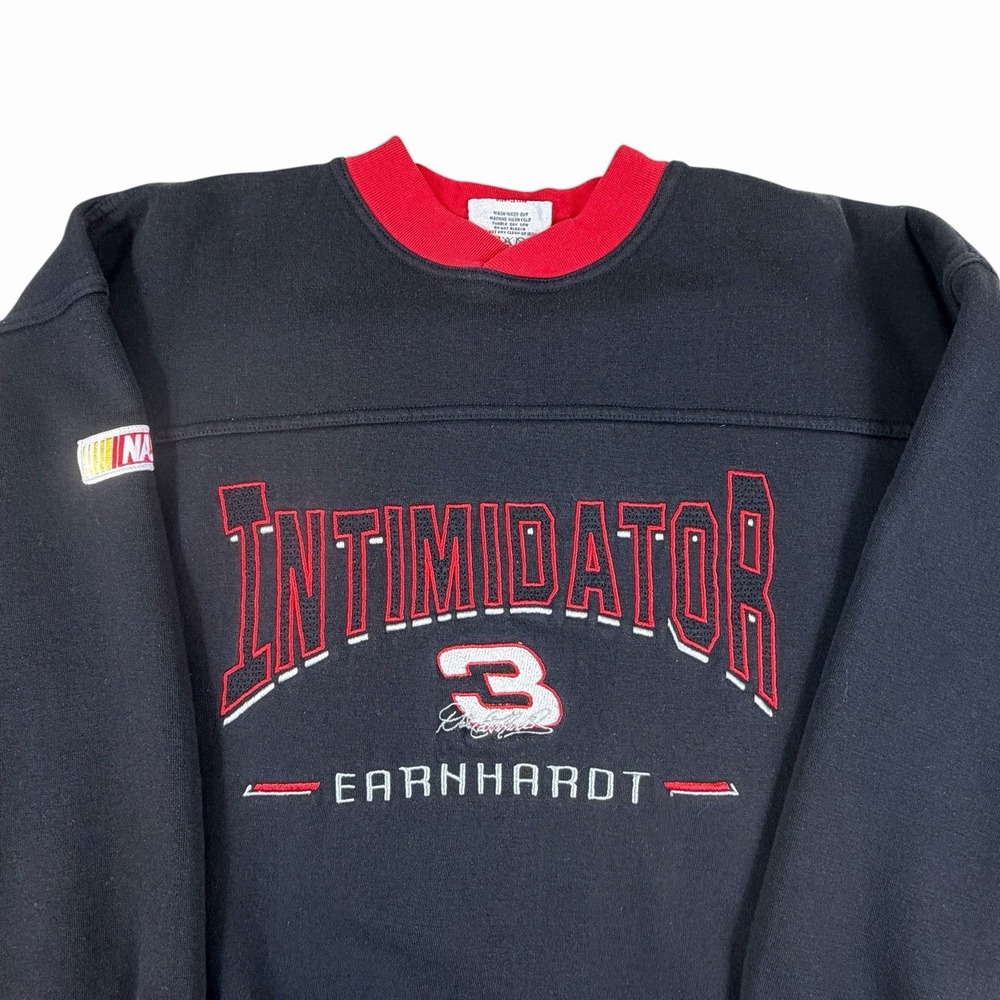 NASCAR Dale Earnhardt #3 Chase Authentics Crewneck Sweatshirt Sz L Embroidered